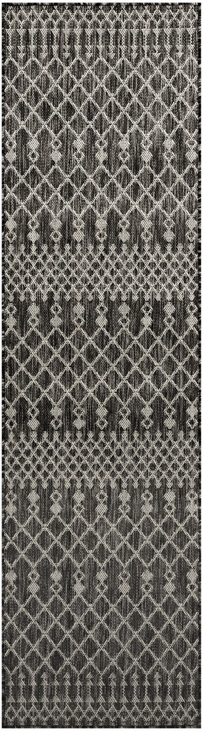 Nourison Home Positano POS02 Black Contemporary Power-loomed Rug