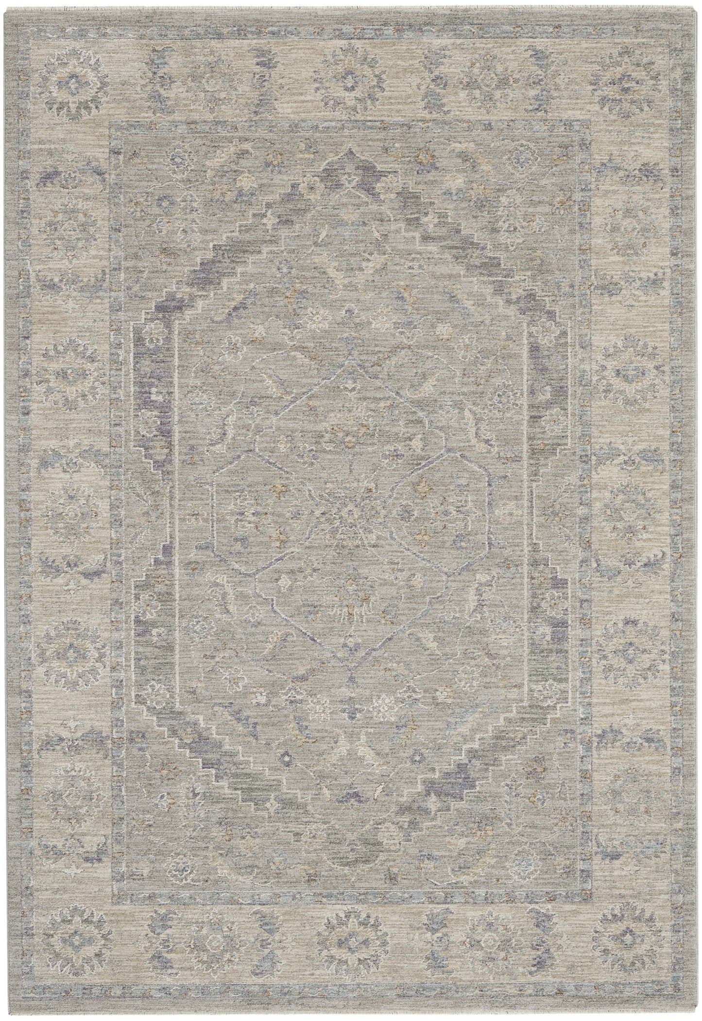 Nourison Home Infinite IFT02 Grey Traditional Power-loomed Rug