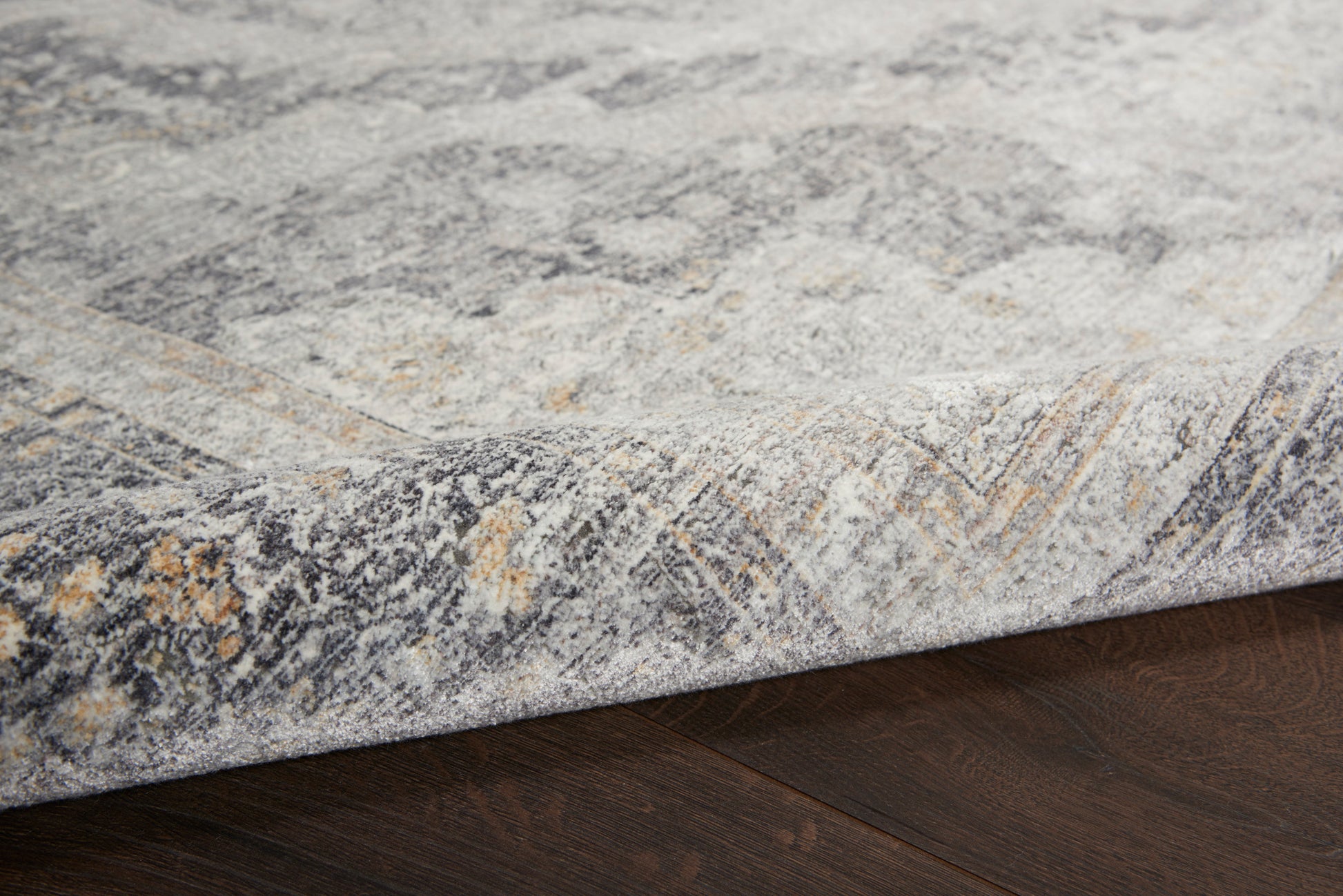 Nourison Home Starry Nights  Charcoal Crème  Traditional