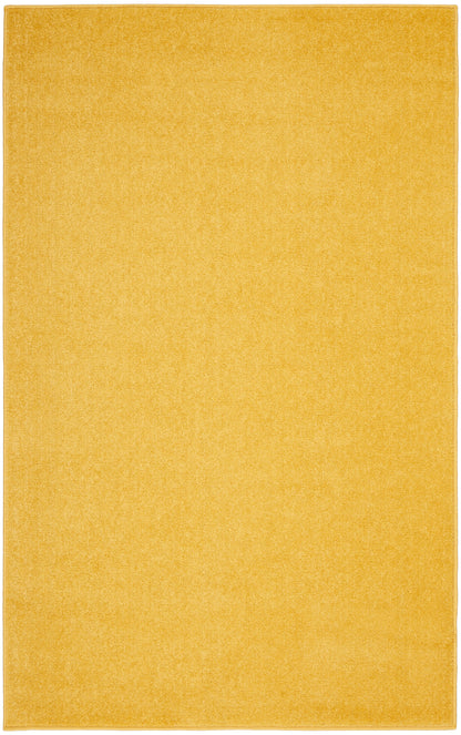 Nourison Home Nourison Essentials NRE01 Yellow Contemporary Power-loomed Rug
