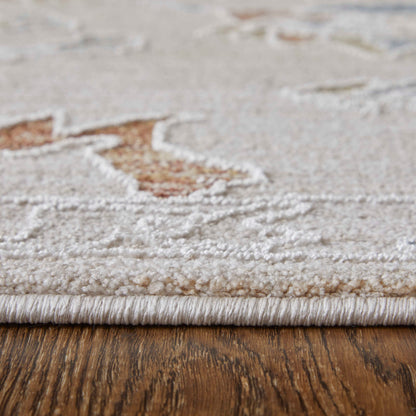 Feizy Pasha 39M8F Ivory Multi Transitional/Bohemian & Eclect Machinemade Rug - Rugs - Feizy - Atlanta Designer Rugs