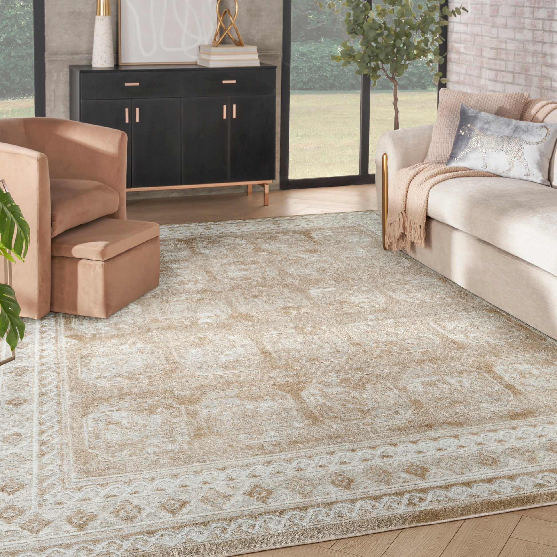 Nourison Home Dekor  Cream Beige  Traditional