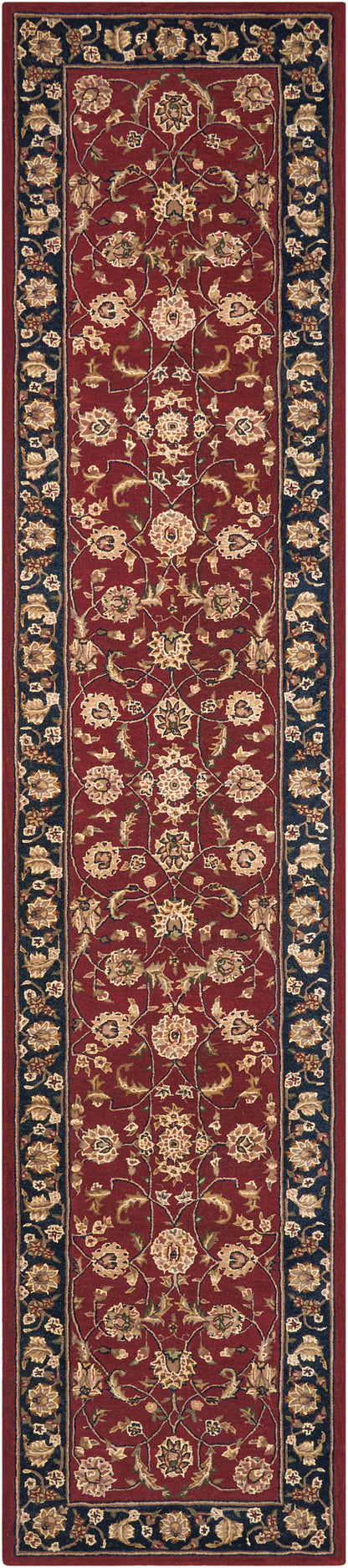 Nourison Home Nourison 2000 2002 Burgundy Traditional Tufted Rug