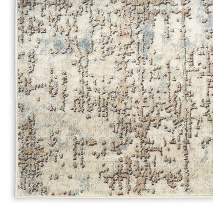 Nourison Home Quarry  Ivory Beige  Contemporary