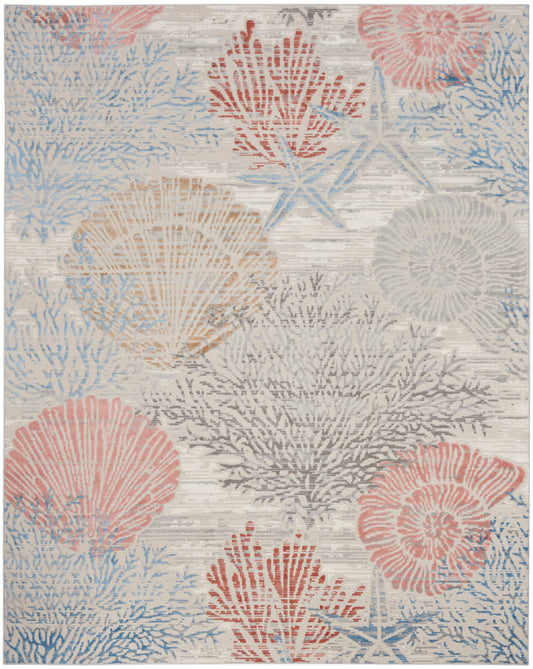 Nourison Home Seaside  Multicolor  Contemporary