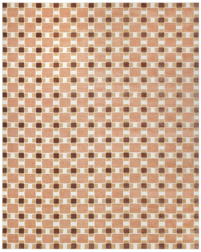 Nourison Home Nordic NRC14 Rust Contemporary Power-loomed Rug