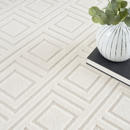 Nourison Home Care Free  Ivory  Contemporary