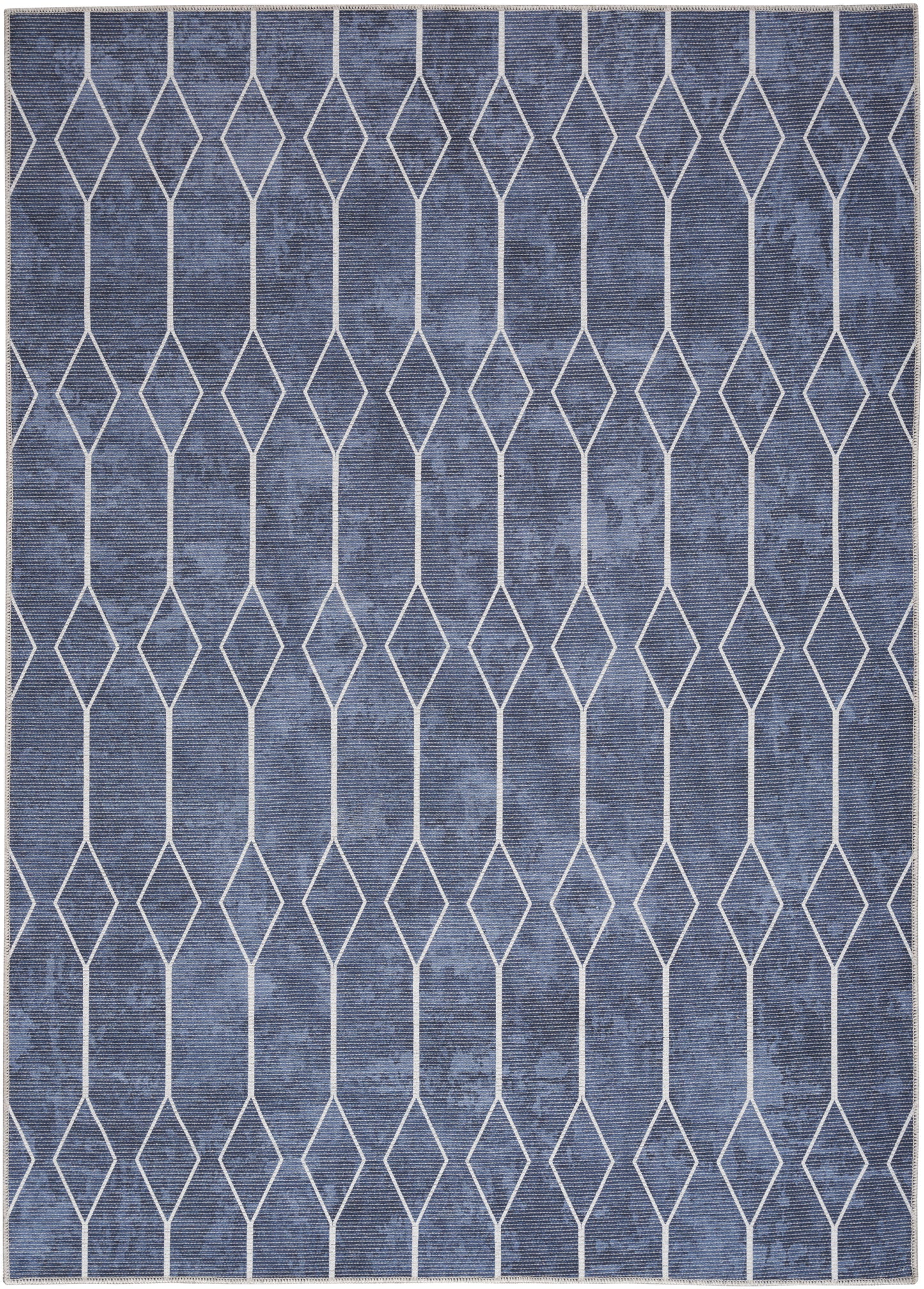 Nourison Home New Concept Washables SR107 Navy Contemporary Machine Woven Rug