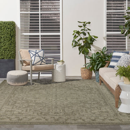 Nourison Home Tulum  Olive  Contemporary