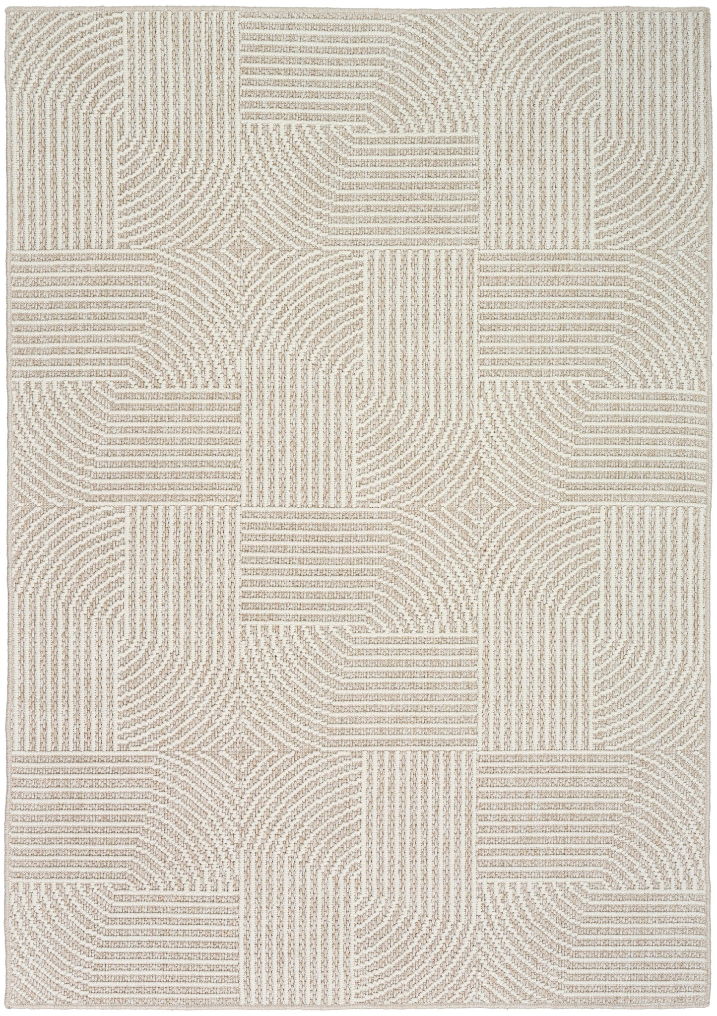 Nourison Home Natural Texture NTX02 Beige Ivory Contemporary Machine Woven Rug