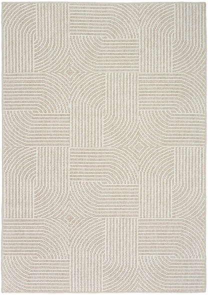 Nourison Home Natural Texture NTX02 Beige Ivory Contemporary Machine Woven Rug
