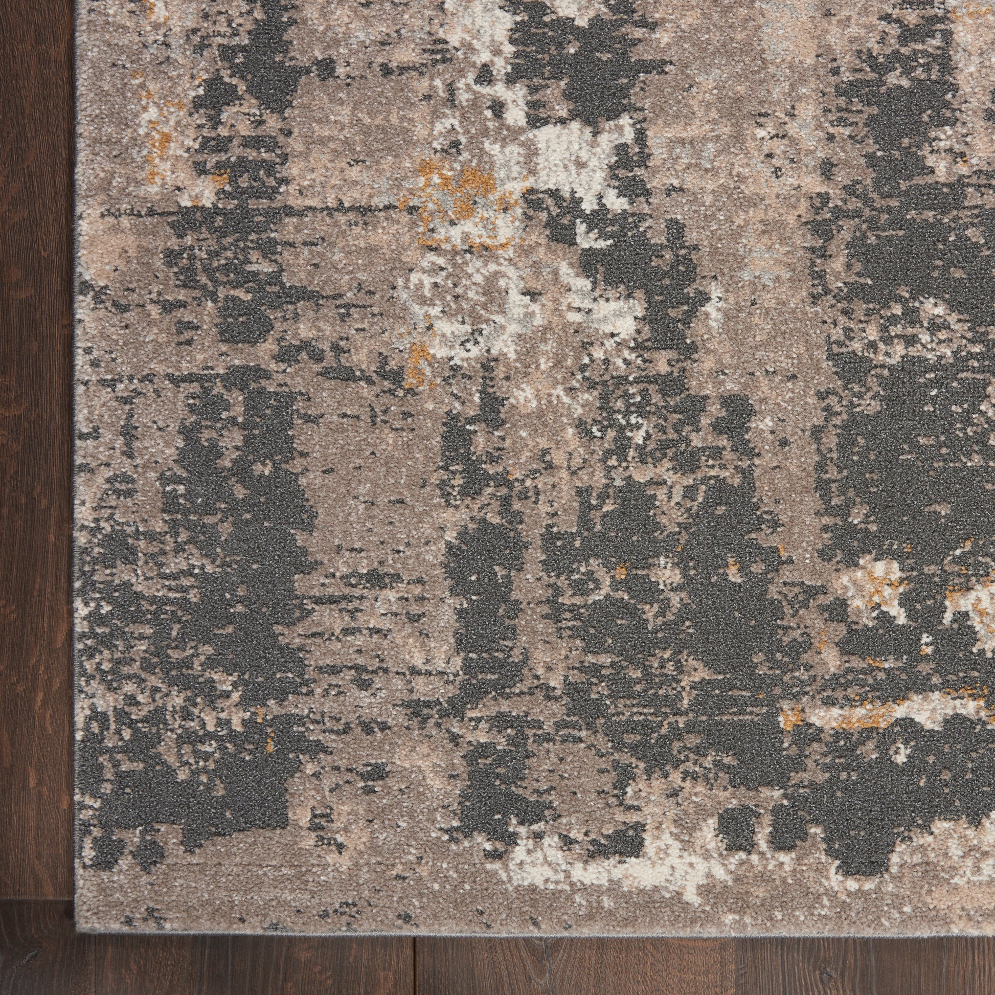Nourison Home Tangra  Cream Grey  Contemporary