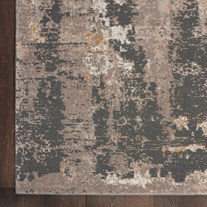Nourison Home Tangra  Cream Grey  Contemporary