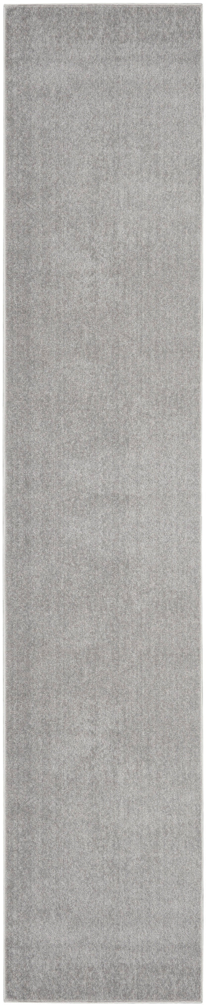 Nourison Home Nourison Essentials NRE01 Silver Grey Contemporary Power-loomed Rug