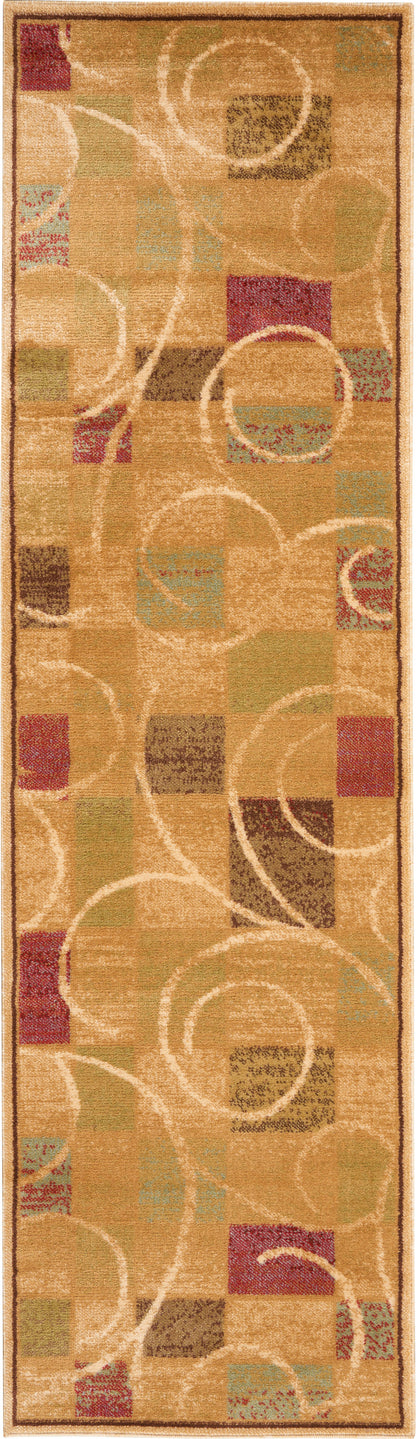 Nourison Home Expressions XP01 Beige Contemporary Power-loomed Rug