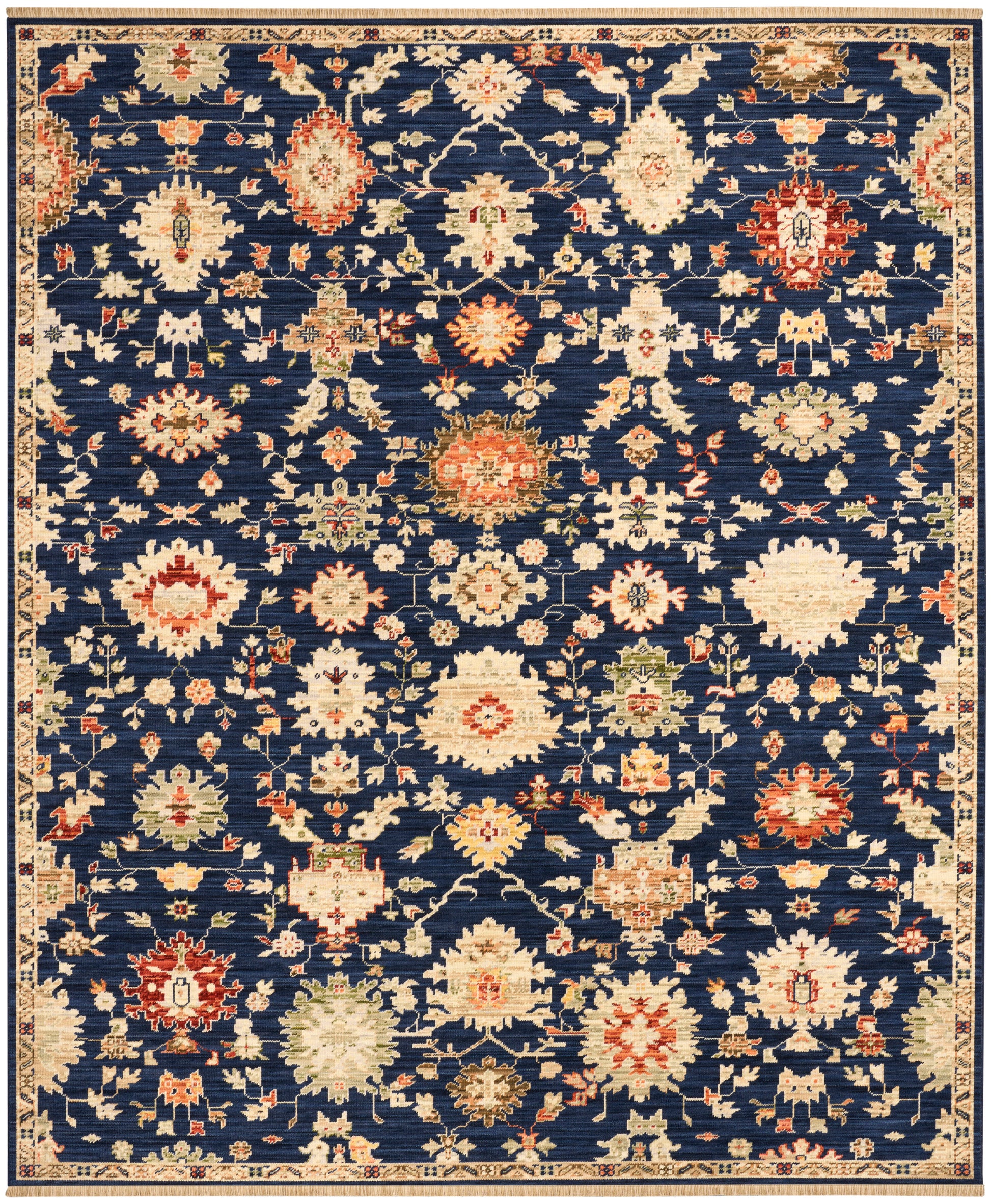 Nourison Home Antique Bloom  Navy  Traditional