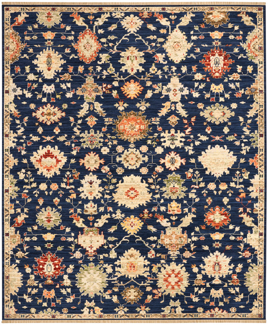 Nourison Home Antique Bloom  Navy  Traditional
