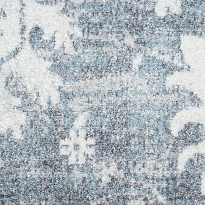 Nourison Home Astra Machine Washable  Denim  Traditional