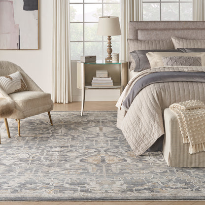 Nourison Home Lynx  Navy Multicolor  Transitional