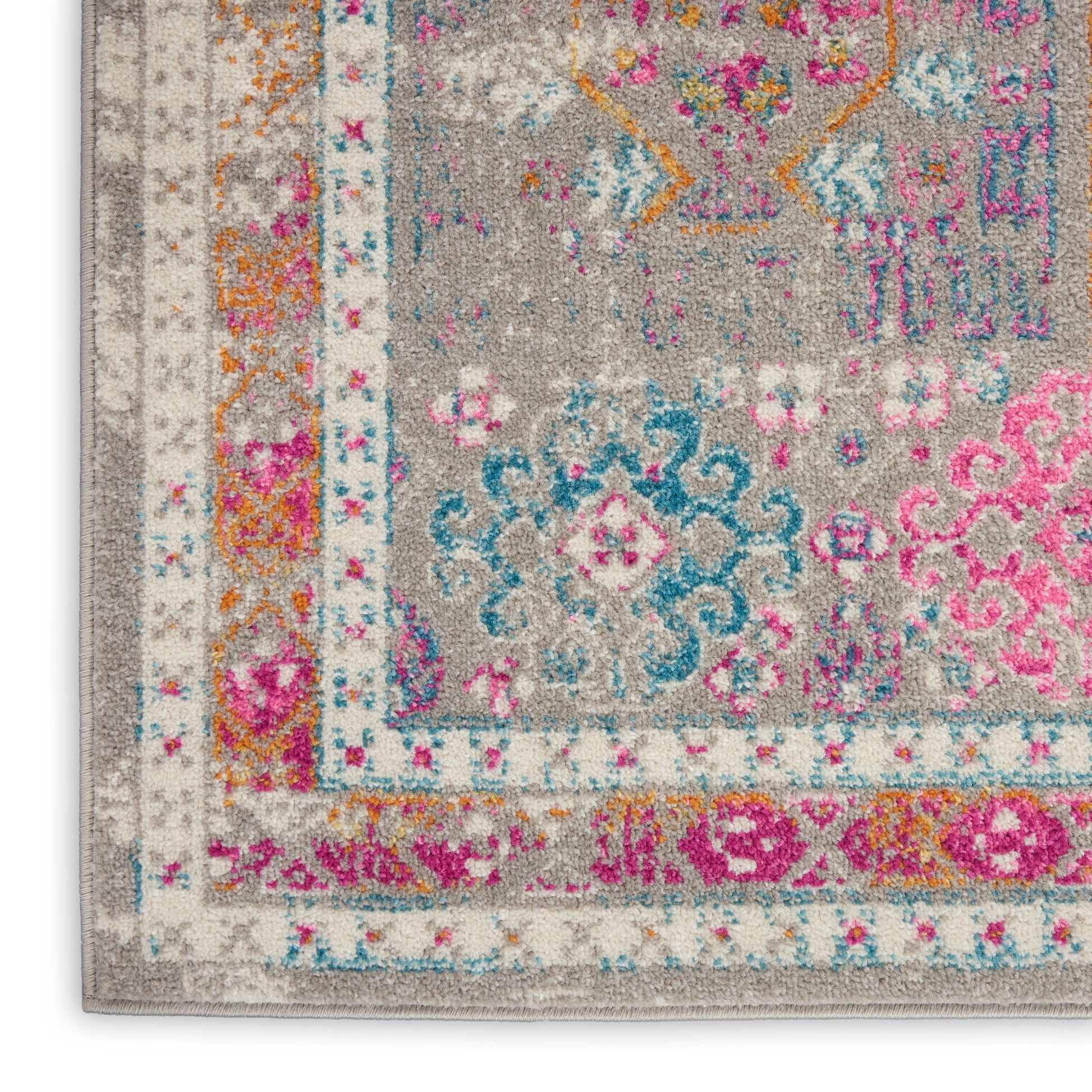 Nourison Home Passion  Grey Multicolor  Transitional