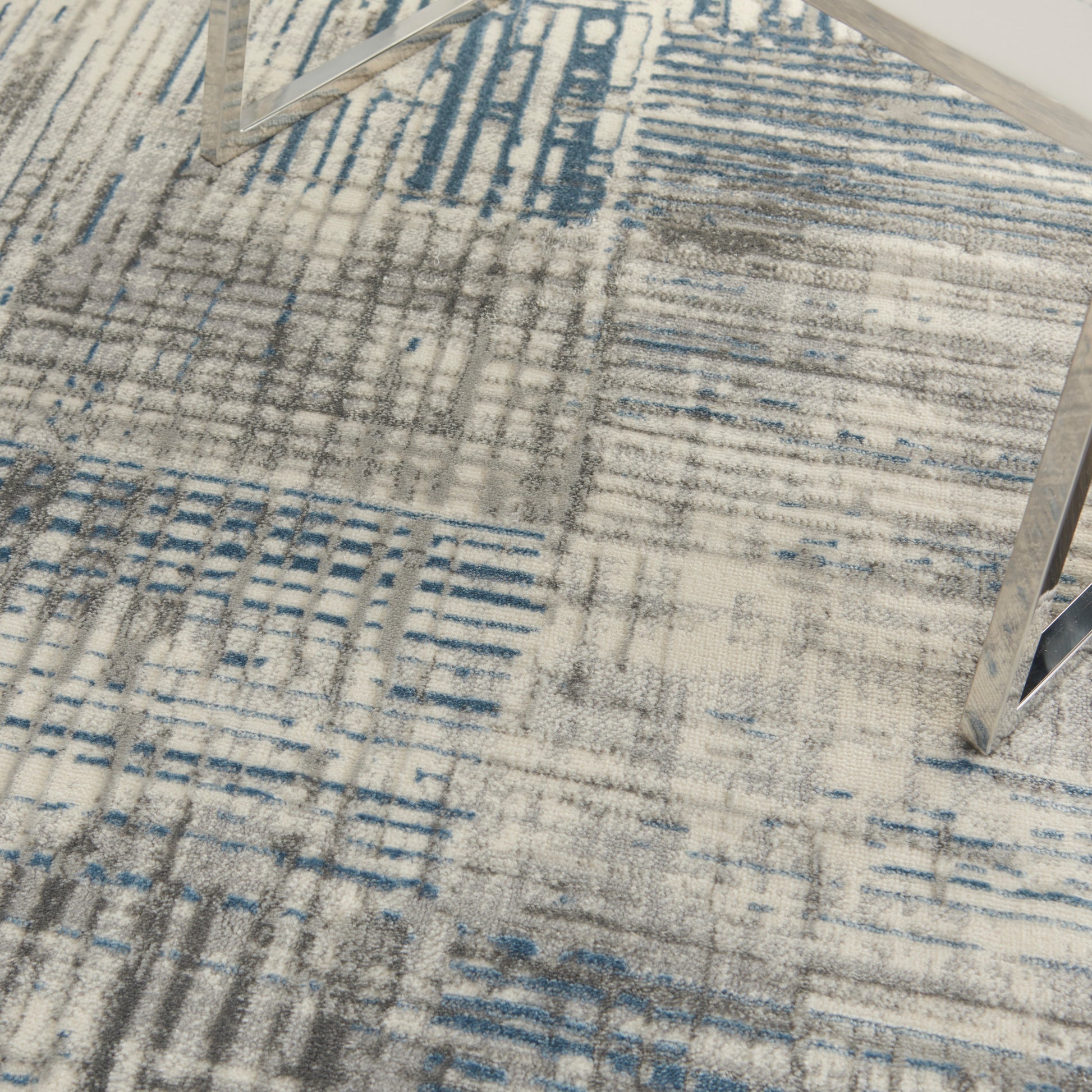 Nourison Home Solace  Ivory Grey Blue  Contemporary