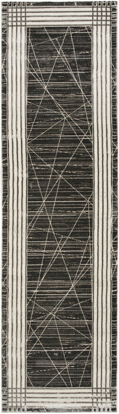 Nourison Home Desire DSR01 Charcoal Silver Contemporary Power-loomed Rug