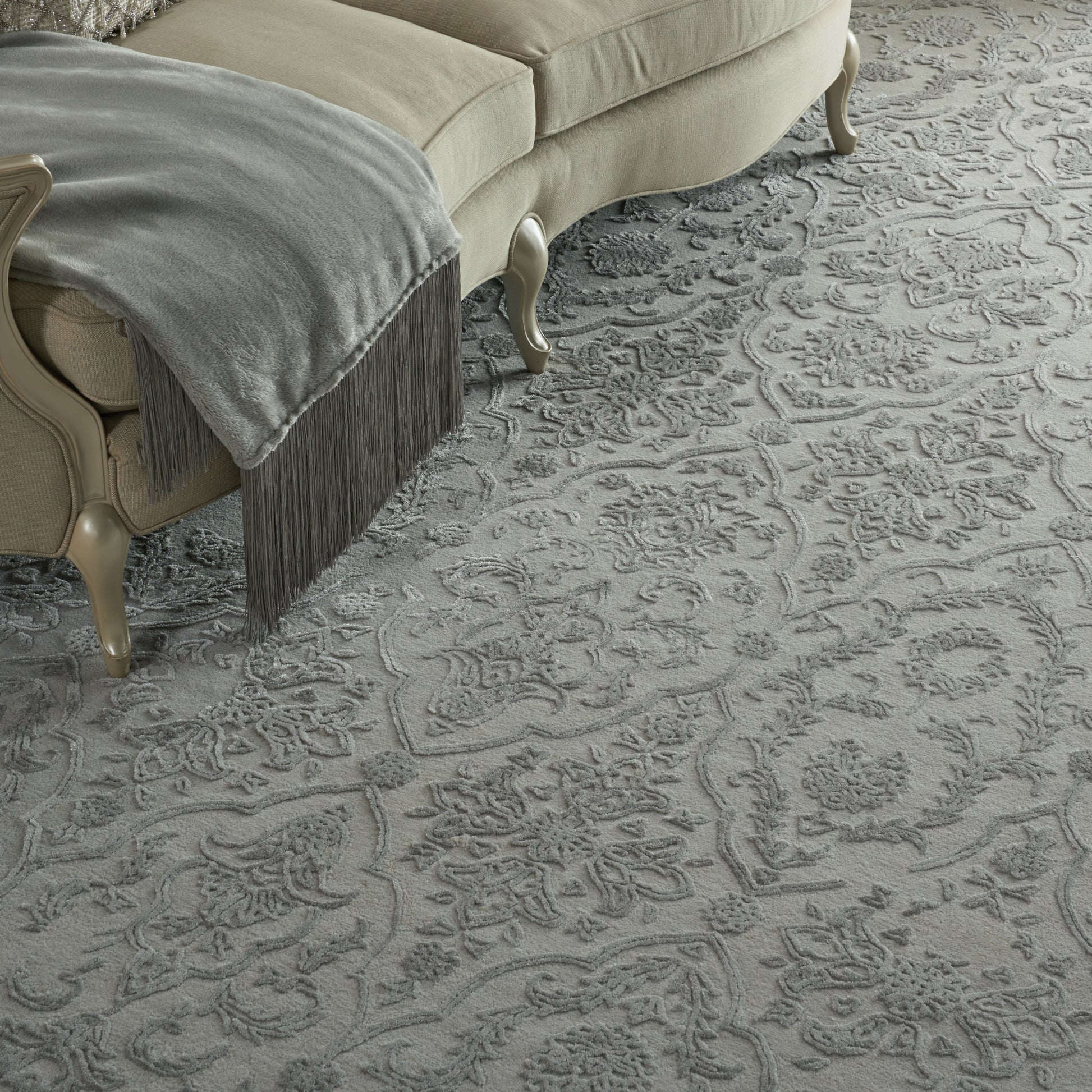 Nourison Home Opaline  Taupe  Transitional