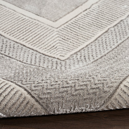 Nourison Home Glitz  Silver  Contemporary