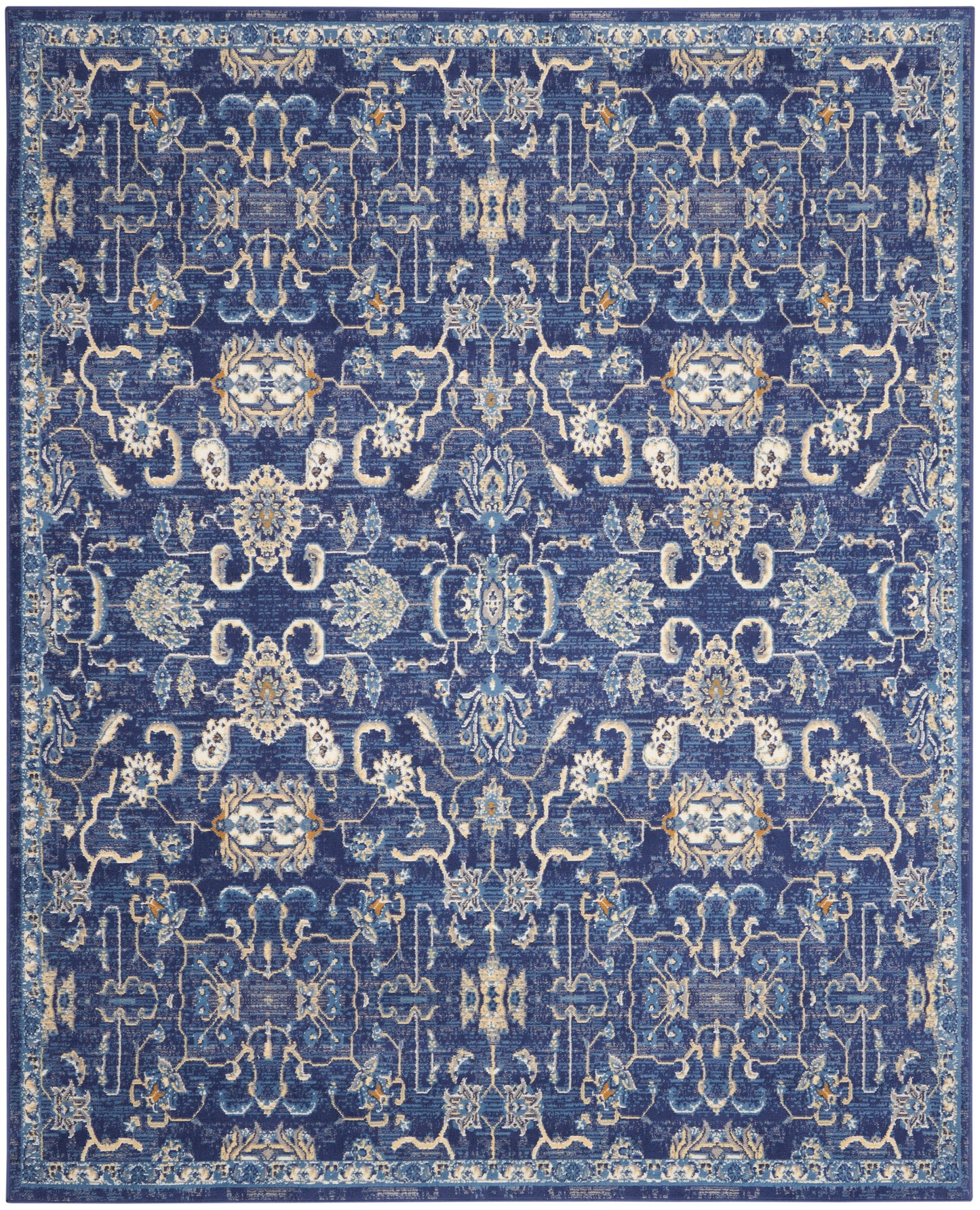 Nourison Home Grafix  Navy  Transitional