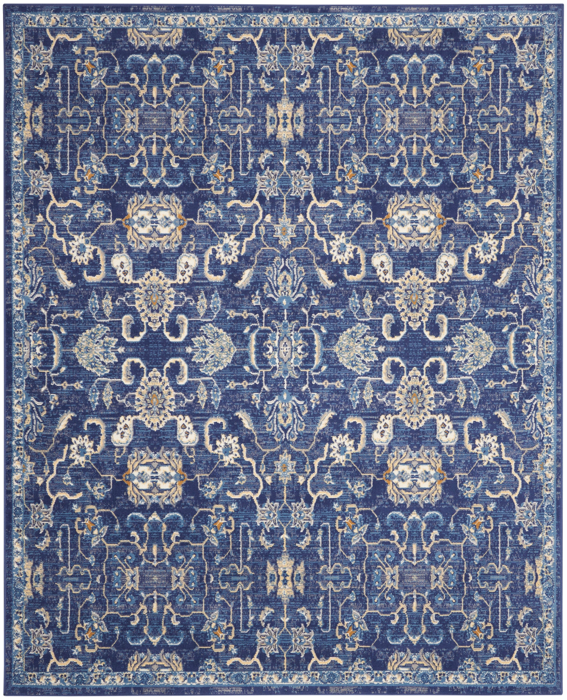 Nourison Home Grafix  Navy  Transitional