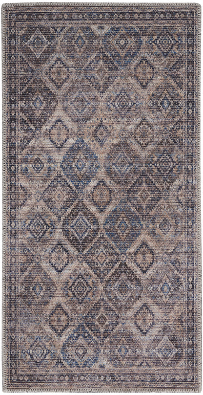 Nourison Home New Concept Washables SR103 Ivory Latte Traditional Machine Woven Rug