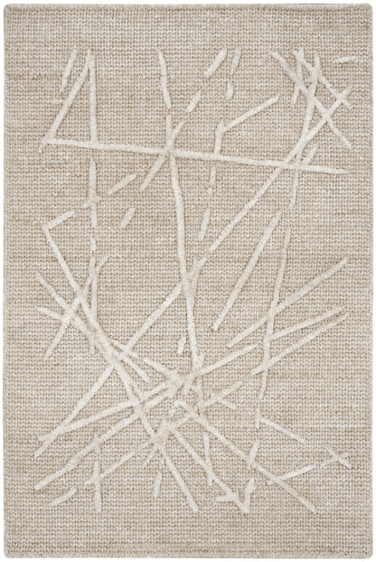 Calvin Klein CK044 Wander WND01 Taupe Contemporary Hand Woven Rug