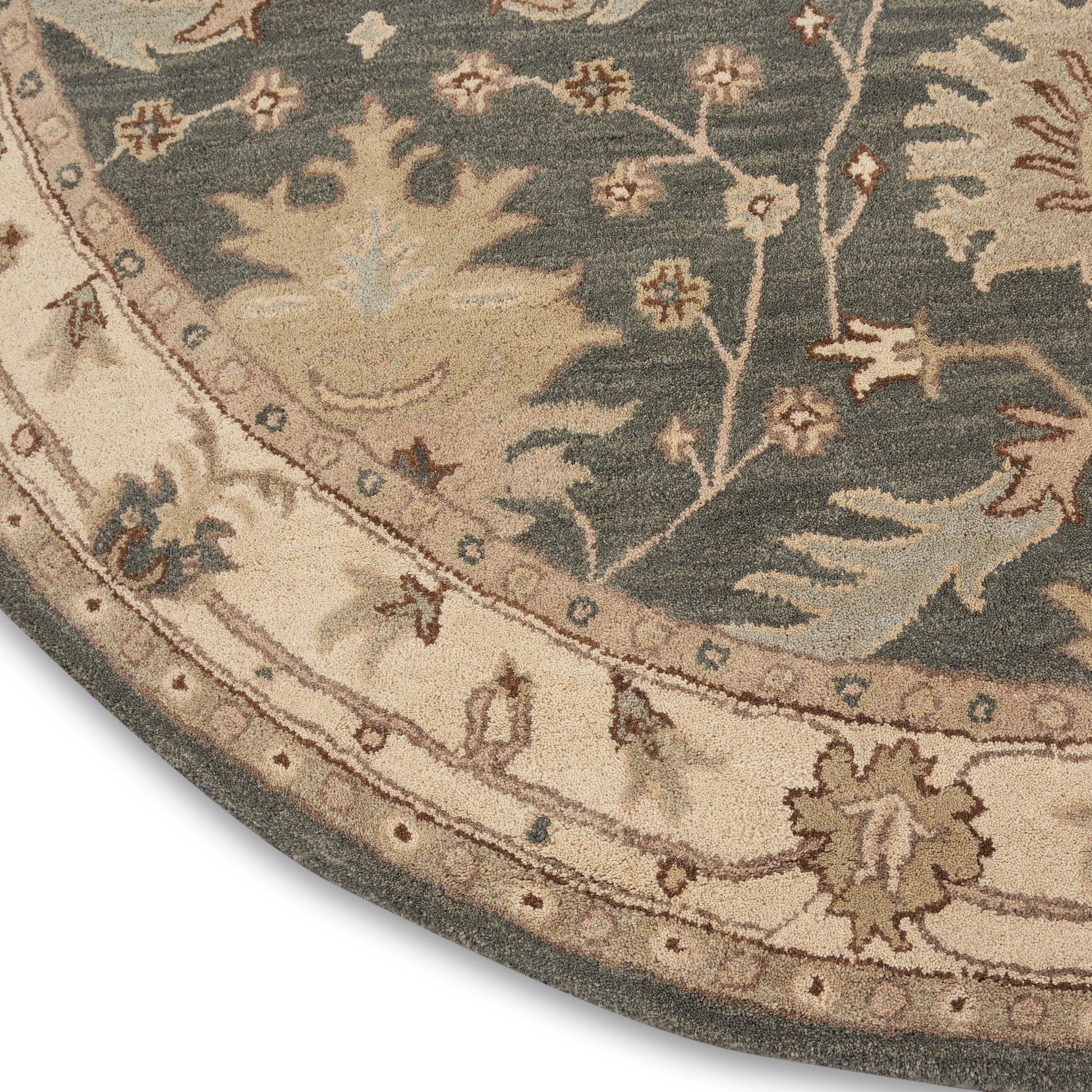 Nourison Home India House  Charcoal Ivory  Traditional