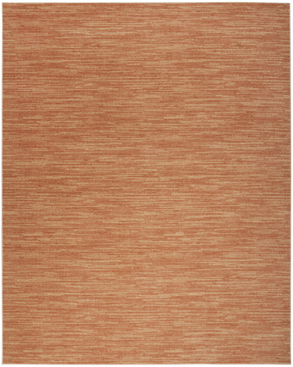 Nourison Home Nourison Essentials NRE01 Rust Contemporary Power-loomed Rug