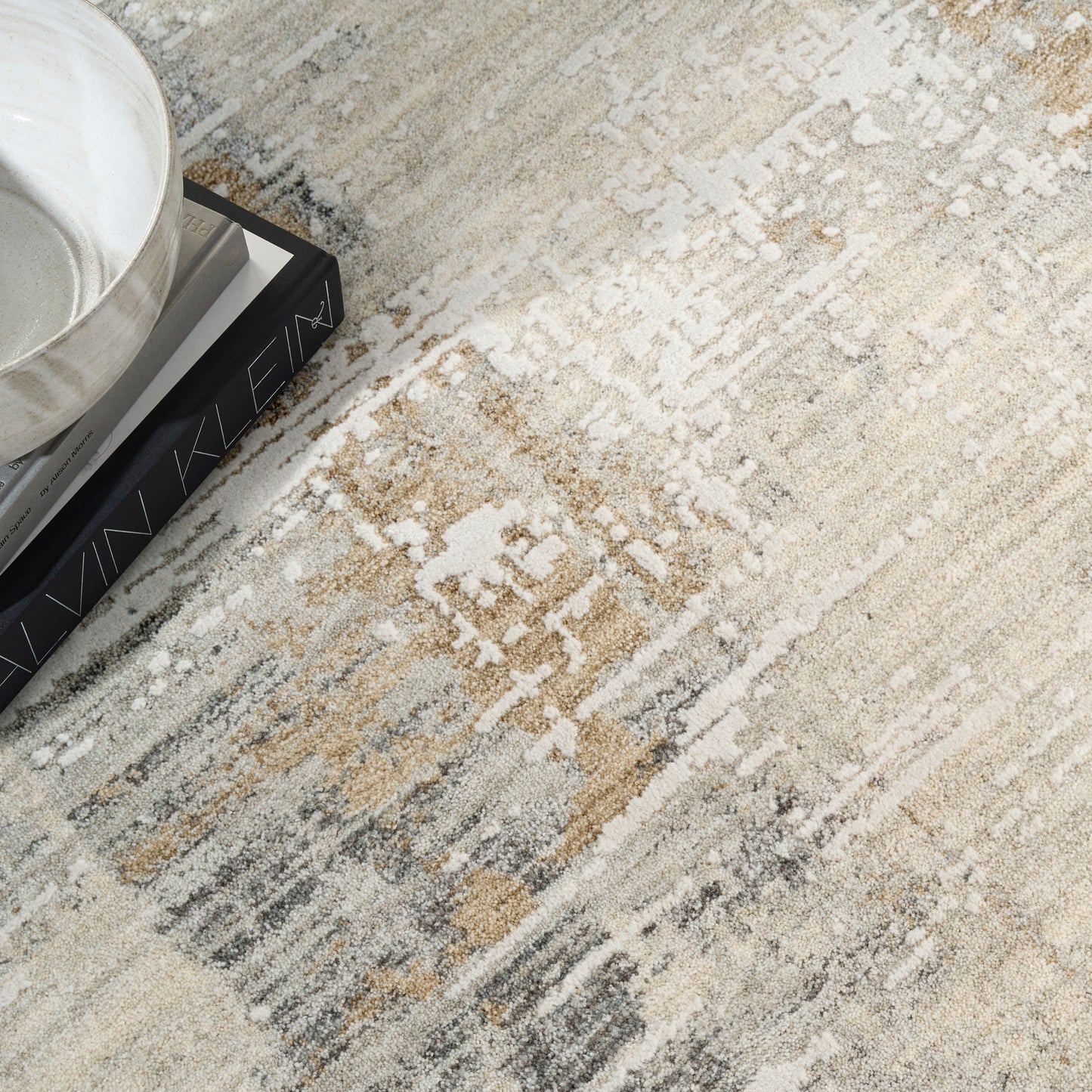 Calvin Klein CK078 Summit  Ivory Multicolor  Contemporary