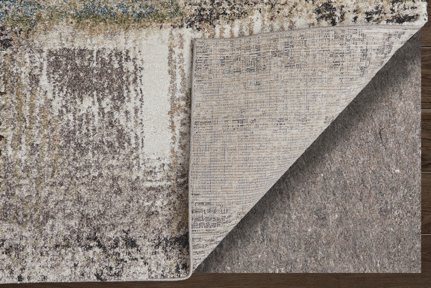 Feizy Skyview  Ivory Green Modern/Industrial/Casual