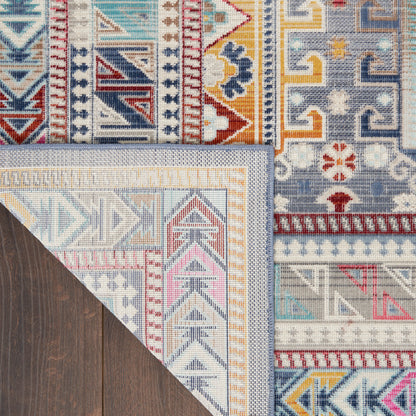 Nourison Home Vintage Kashan  Grey Multi  Traditional