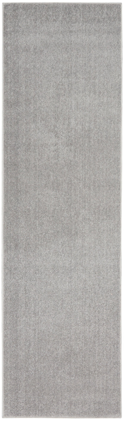 Nourison Home Nourison Essentials NRE01 Silver Grey Contemporary Power-loomed Rug