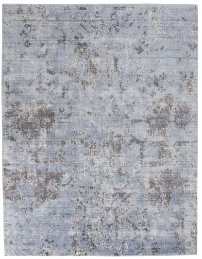 Nourison Home Lucent LCN01 Sky Transitional Knotted Rug