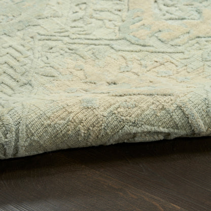 Nourison Home Ravello  Aqua Taupe  Traditional