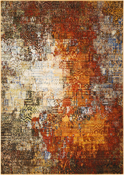 Nourison Home Chroma CRM03 Ember Glow Contemporary Loom-woven Rug