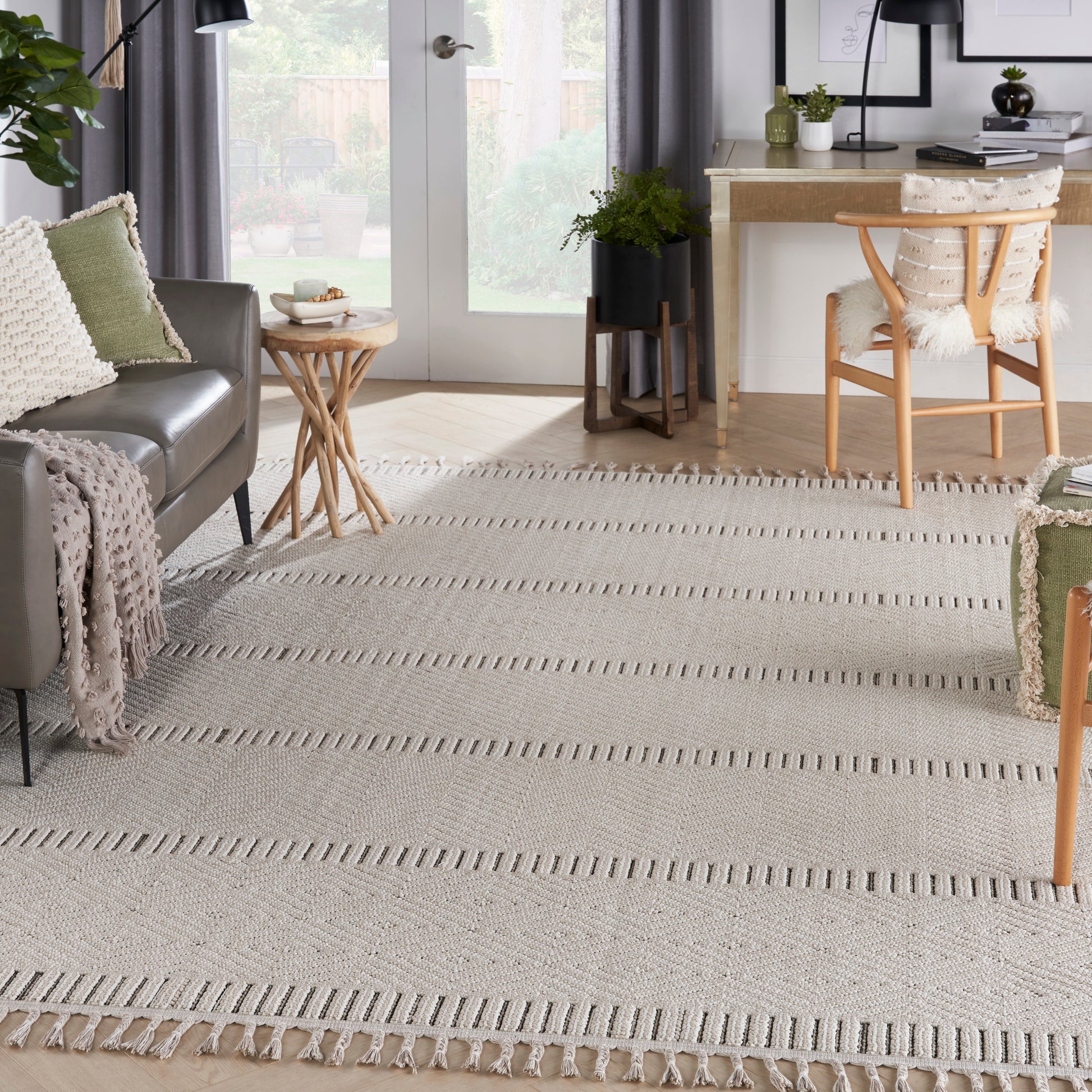 Nourison Home Paxton  Taupe  Contemporary