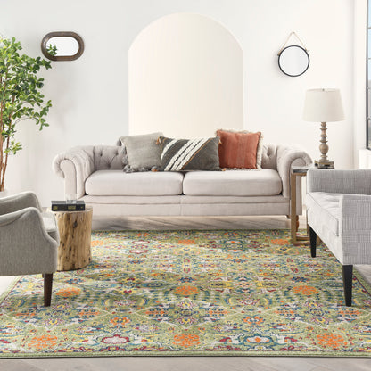 Nourison Home Allur  Sage Ivory  Transitional