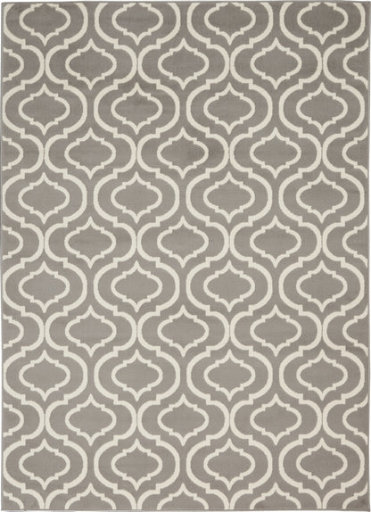 Nourison Home Jubilant JUB19 Grey Transitional Power-loomed Rug