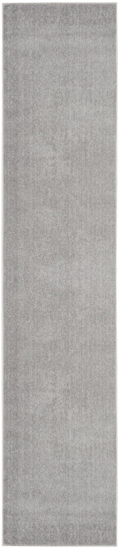 Nourison Home Nourison Essentials NRE01 Silver Grey Contemporary Power-loomed Rug