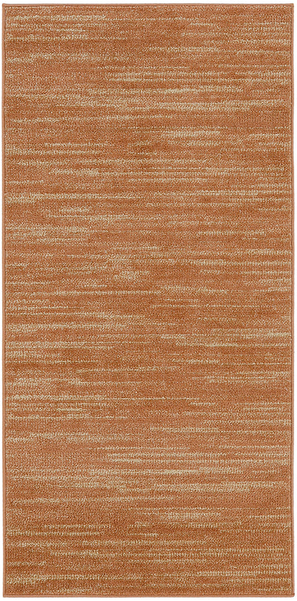 Nourison Home Nourison Essentials NRE01 Rust Contemporary Power-loomed Rug