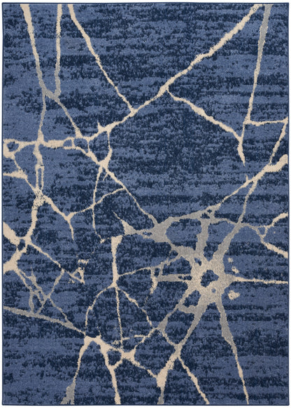 Calvin Klein River Flow RFV05 Blue Contemporary Power-loomed Rug