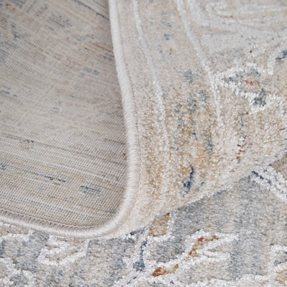 Feizy Pasha 39M5F Beige Blue Transitional/Bohemian & Eclect Machinemade Rug - Rugs - Feizy - Atlanta Designer Rugs