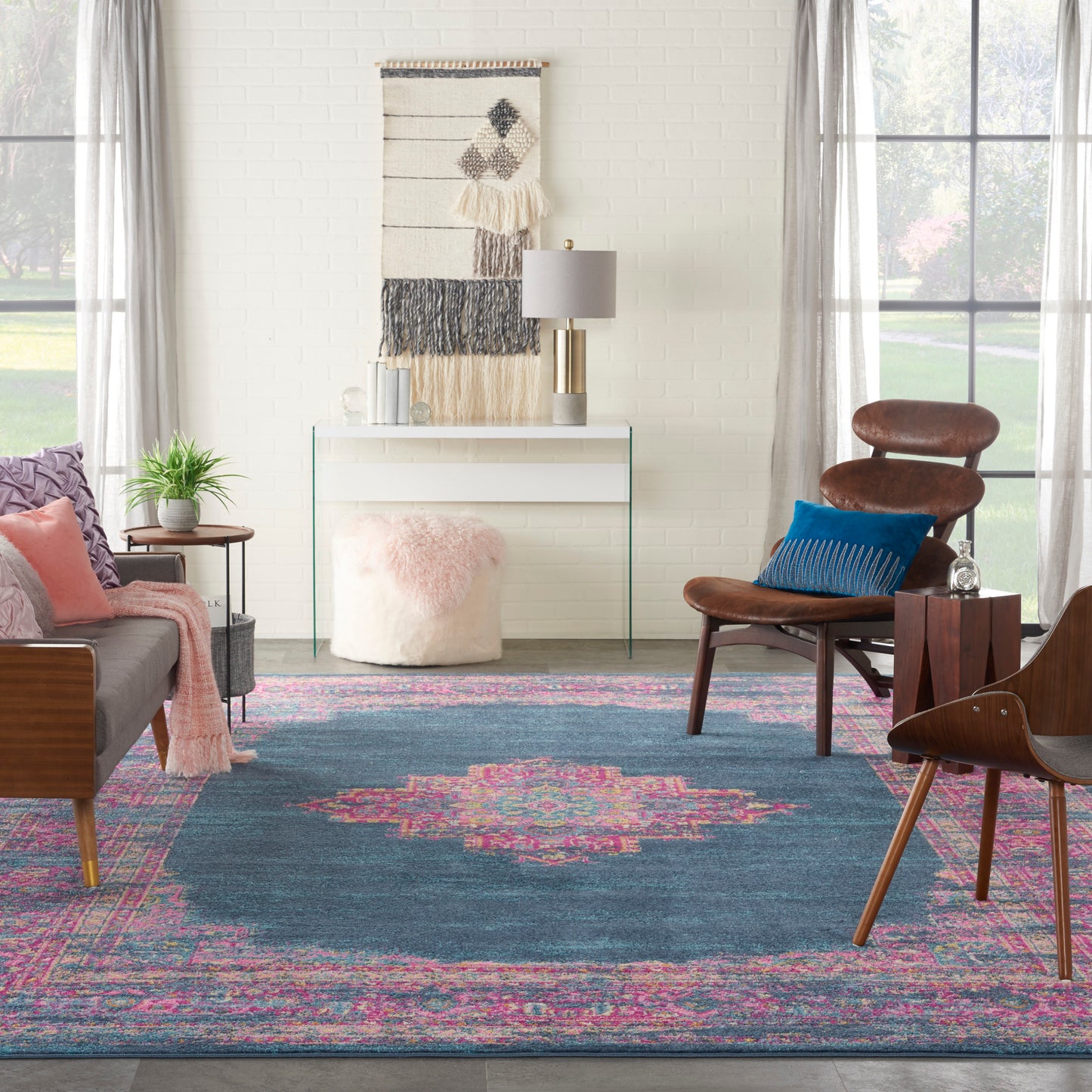 Nourison Home Passion  Blue  Transitional