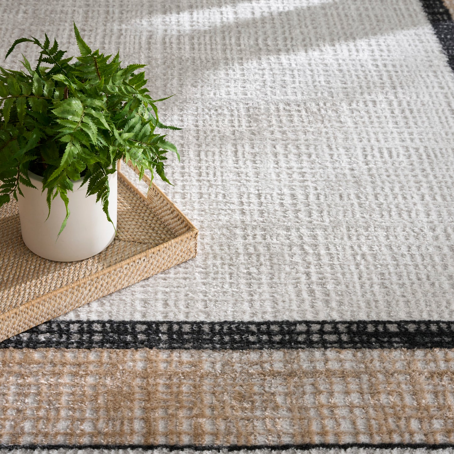 Nourison Home Dekor  Grey Charcoal  Contemporary